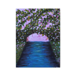 River with bridge – Print on Canvas