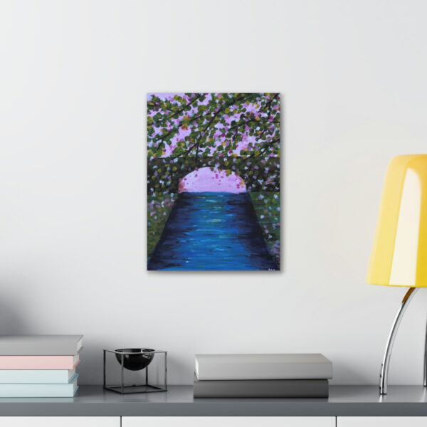 River with bridge – Print on Canvas - Image 3