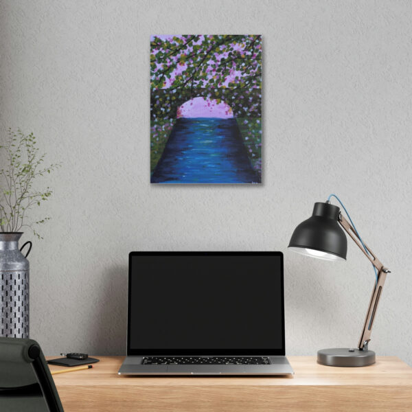 River with bridge – Print on Canvas - Image 4