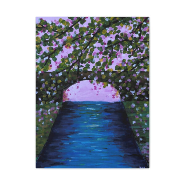 River with bridge – Print on Canvas - Image 5