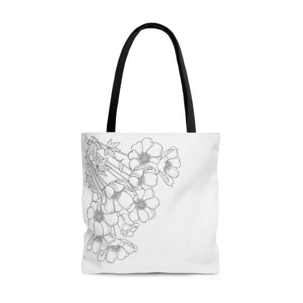 Copy of flowers3 Tote Bag - Image 2