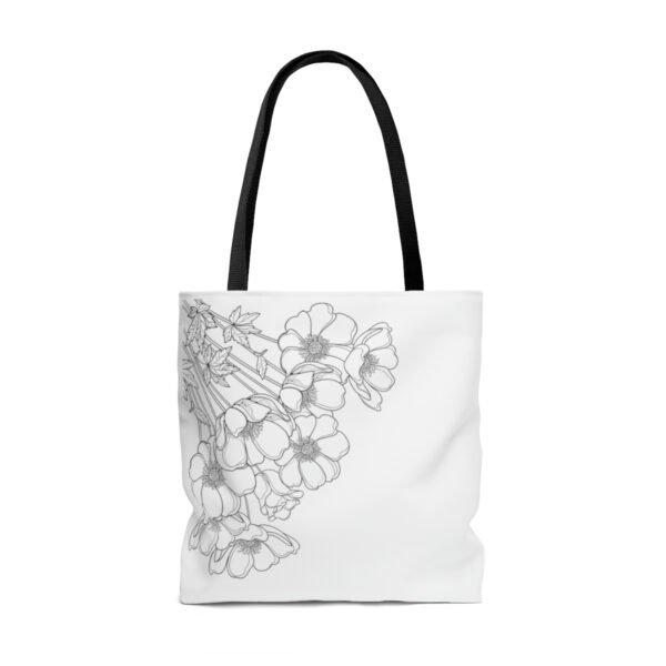 Copy of flowers3 Tote Bag - Image 3