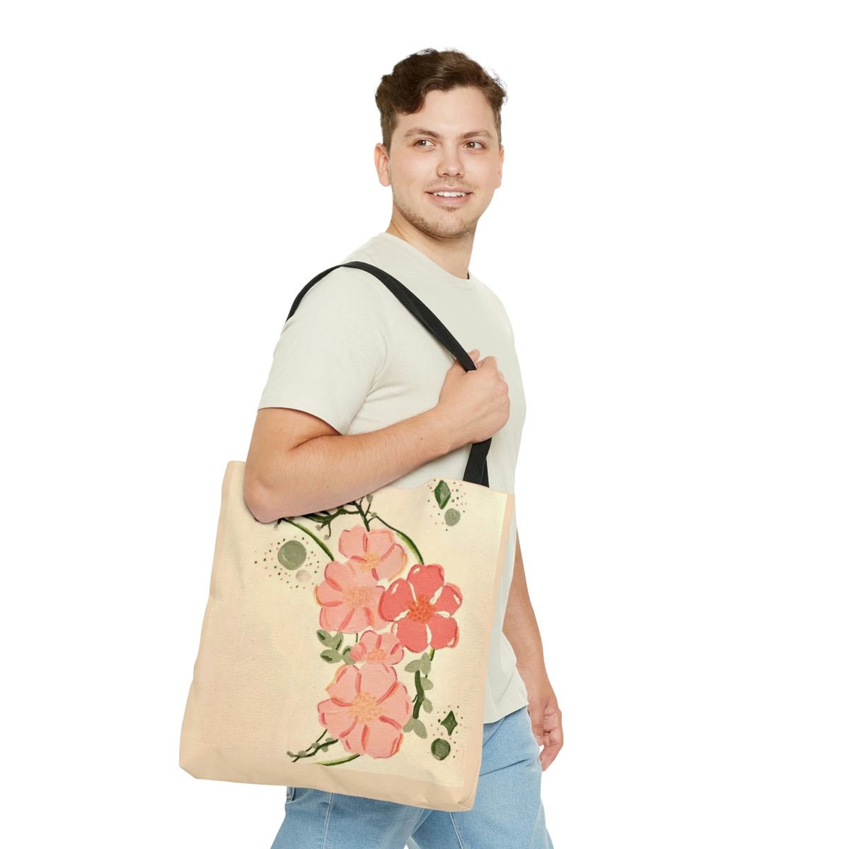Sally's flowers Tote Bag - Image 3