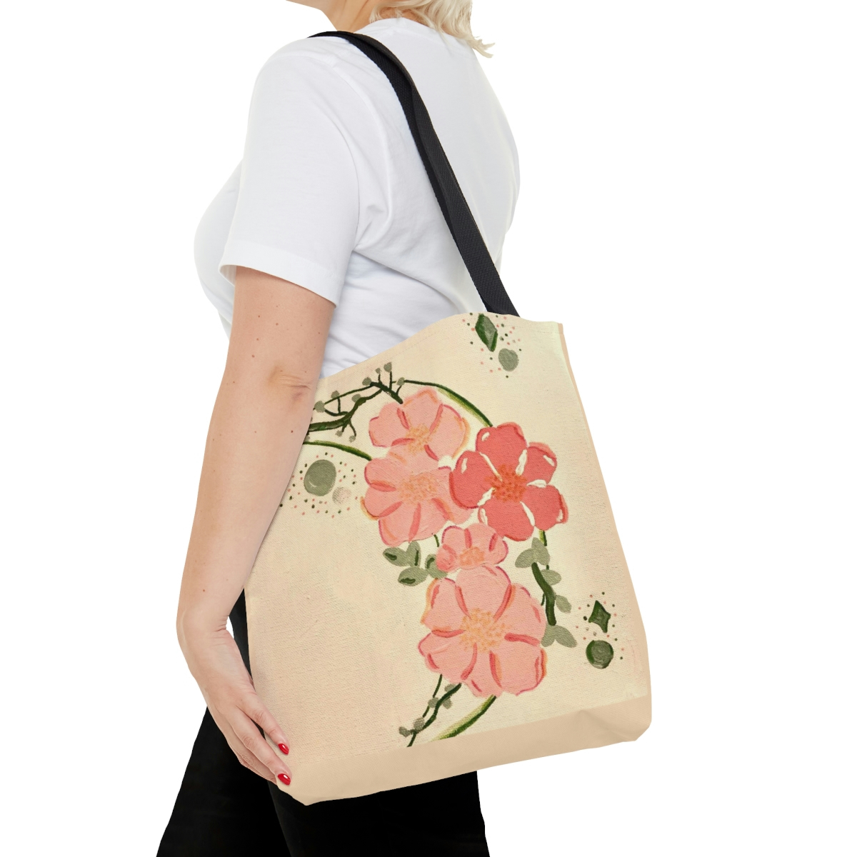 Sally's flowers Tote Bag - Image 12