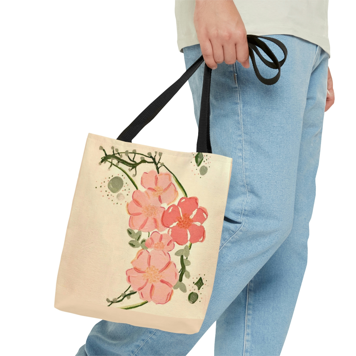 Sally's flowers Tote Bag - Image 8