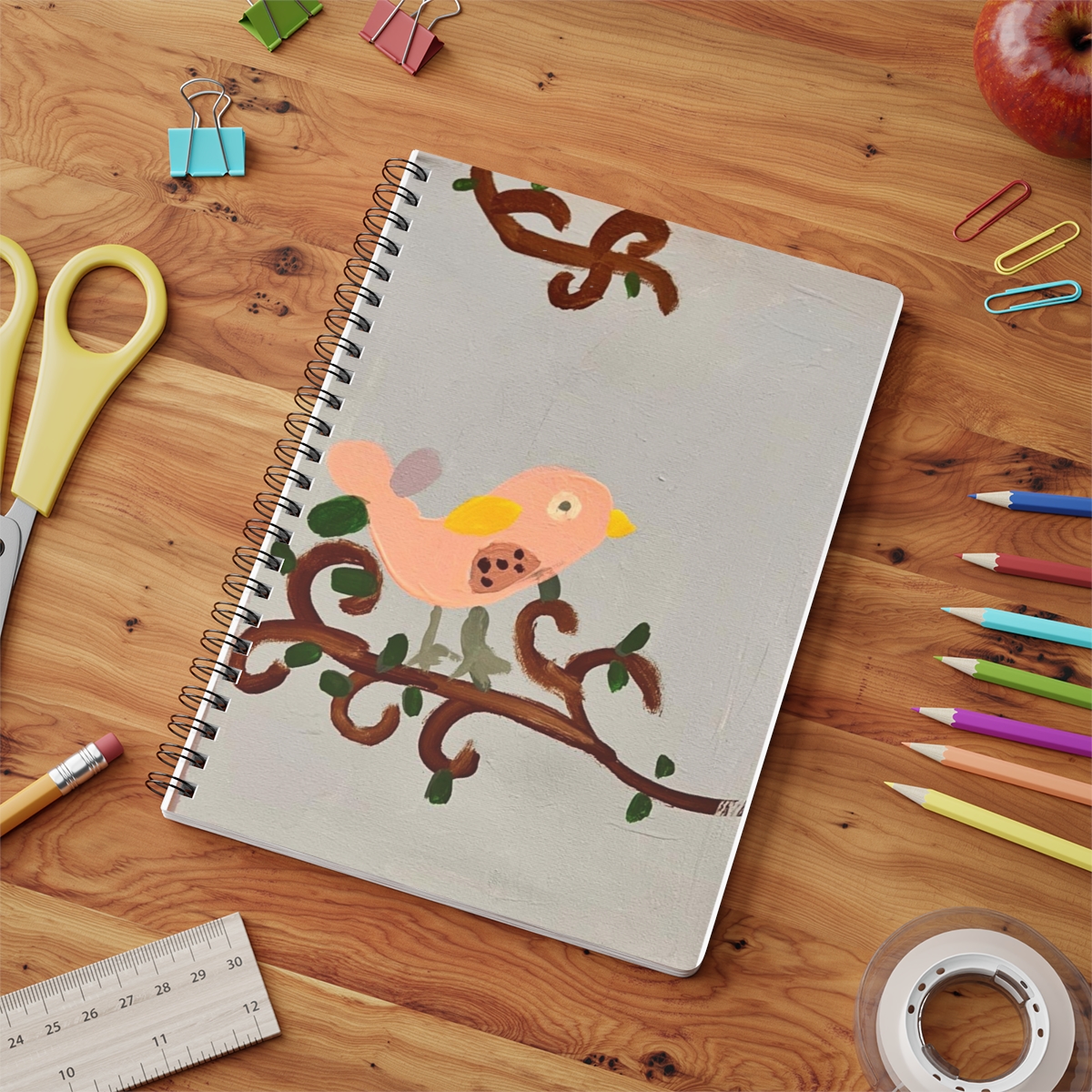 Wirobound Softcover Notebook, A5