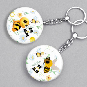 Bee Mine Keychain