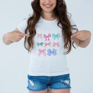 🎀 Pretty in Bows – Pastel Aesthetic Tee 🎀 Celestia