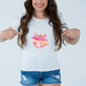 🐚 Vibrant Pink Seashell Tee 🌊💖