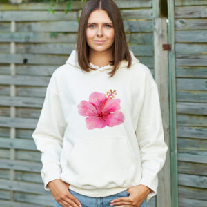 🌺 Hibiscus Blossom Hawaiian - Fleece Hoodie Sweatshirt🌴✨