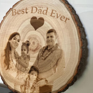 Handmade wood, burnt photo art, wood portrait, engraved photo on wood, family portrait Christmas gift, thanksgiving gift, anniversary gift